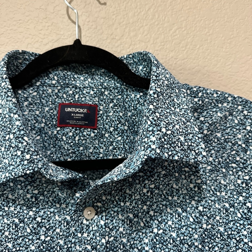 UNTUCKit performance short sleeve James shirt - men’s XL - Picture 2 of 4